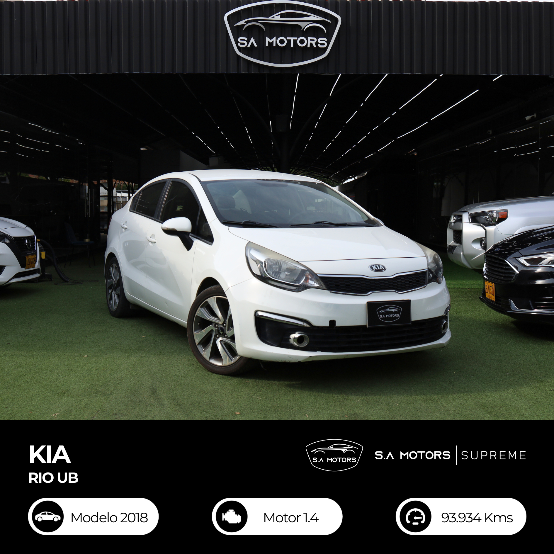 KIA RIO UB 2018 1.4 $40.000.000